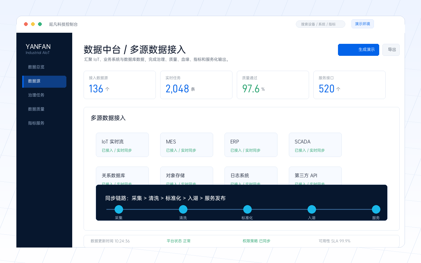 多源数据接入产品截图