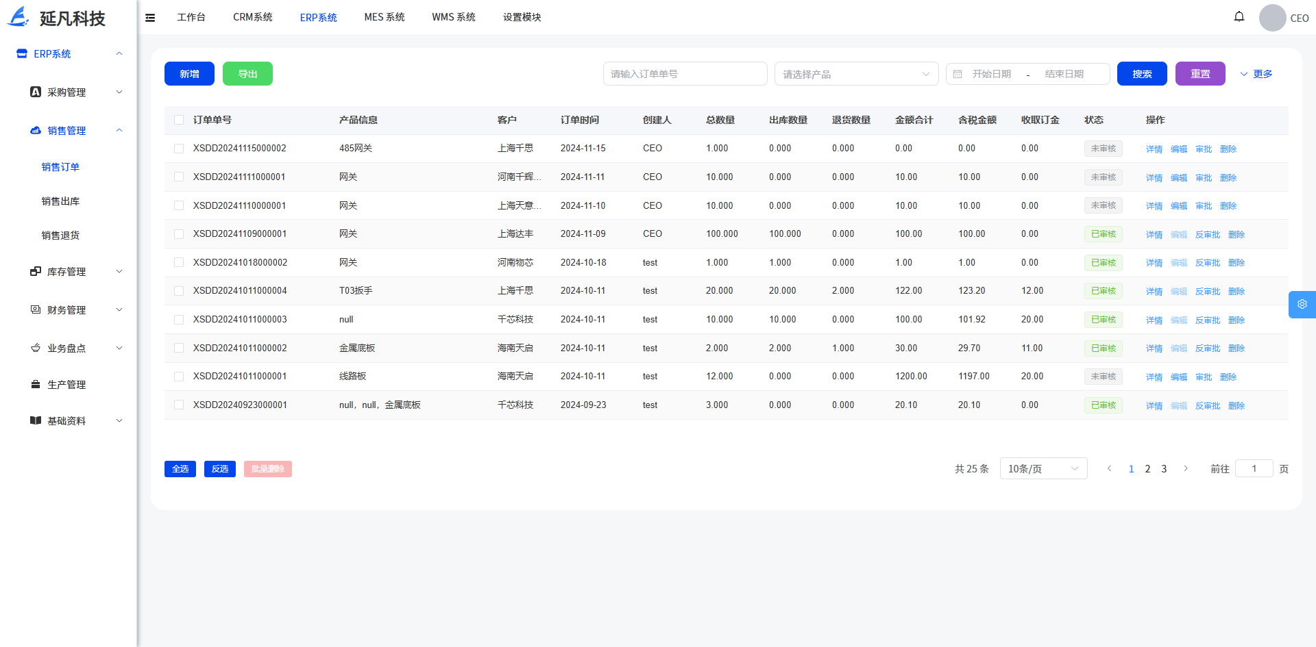 ERP资源规划